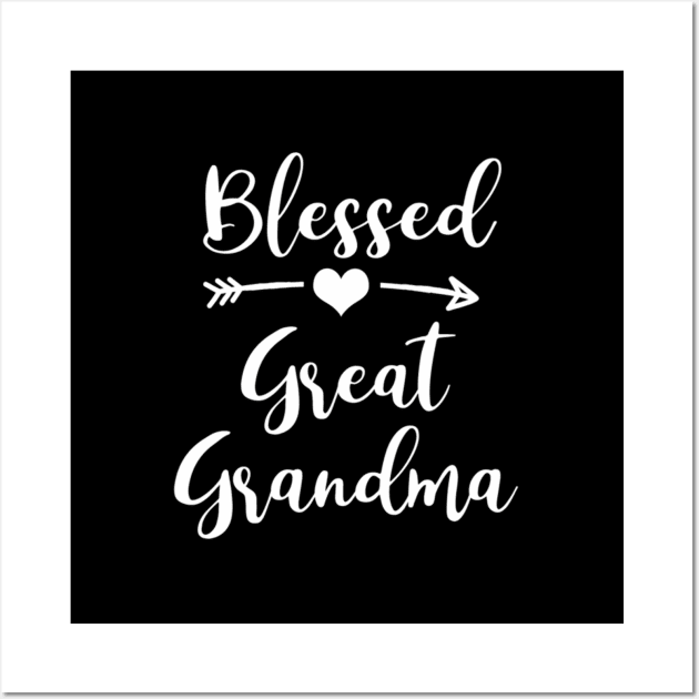 Blessed Grandma He Arrow Grandma Wall Art by klei-nhanss